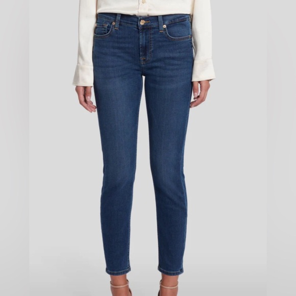 7 for All Mankind B(Air) Ankle Skinny Jeans Size 31